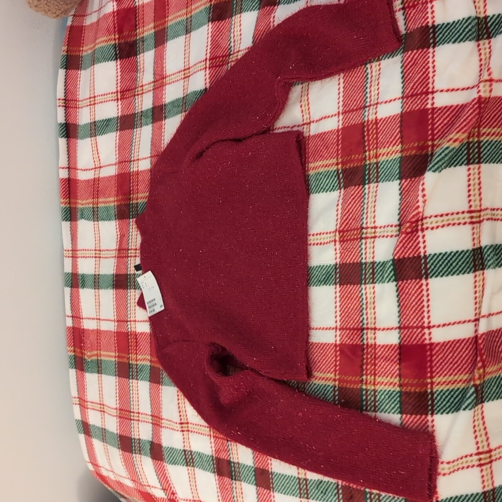 Red sparkle top new